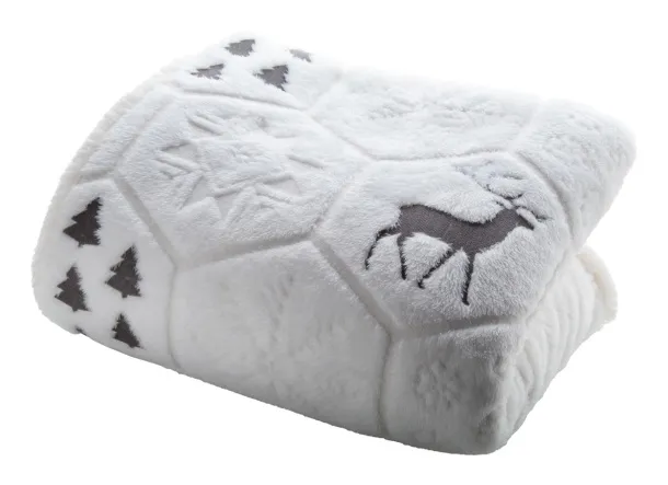 Sundborn Christmas blanket Grey White