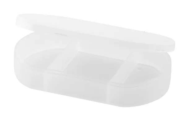 Tripill pillbox frosted white