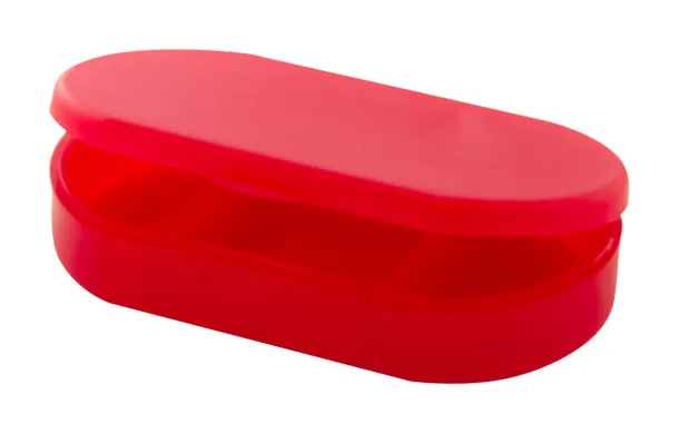 Tripill pillbox Red