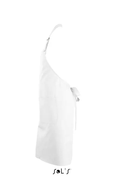  SOL'S GALA - LONG APRON WITH POCKETS - SOL'S White