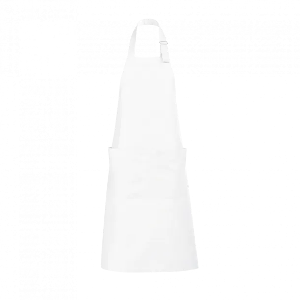  SOL'S GALA - LONG APRON WITH POCKETS - SOL'S White