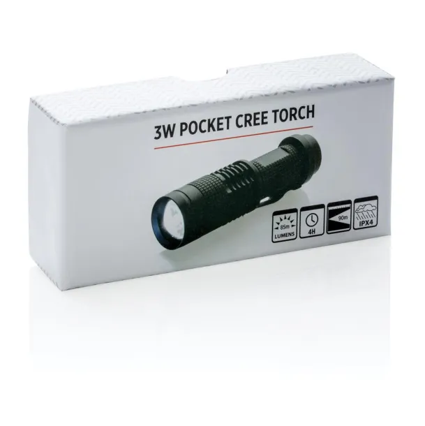  3W pocket CREE torch - XD Collection Black 