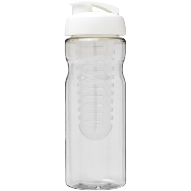 H2O Base® 650 ml flip lid sport bottle & infuser - Unbranded White White