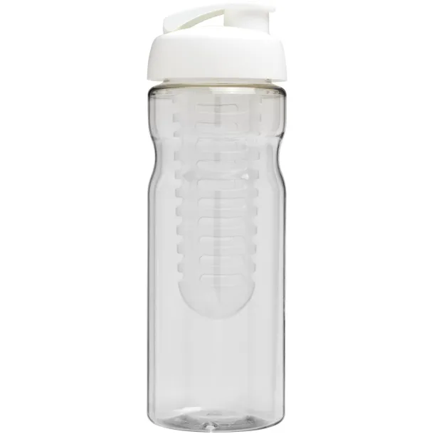 H2O Base® 650 ml flip lid sport bottle & infuser - Unbranded White White