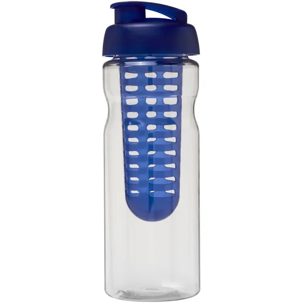 H2O Base® 650 ml flip lid sport bottle & infuser - Unbranded White Blue