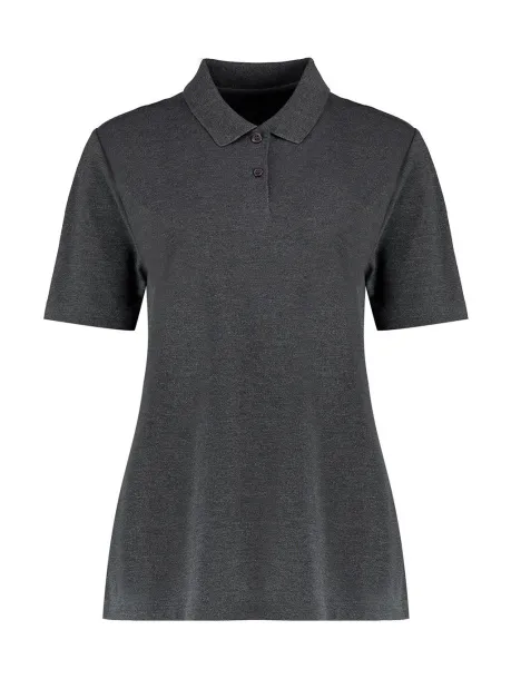  Women's Regular Fit Workforce Polo - Kustom Kit Dark Grey Marl