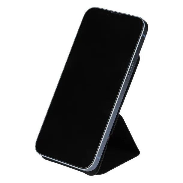 MAGNETIK Foldable mobile phone holder and wireless charger, 15W Black