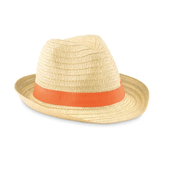 BOOGIE Paper straw hat Orange