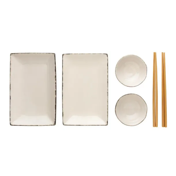 Ukiyo Ukiyo sushi dinner set for two - Ukiyo White Black