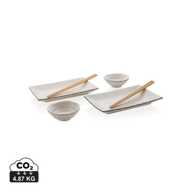 Ukiyo Ukiyo sushi dinner set for two - Ukiyo White Black