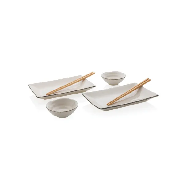 Ukiyo Ukiyo sushi dinner set for two - Ukiyo White Black