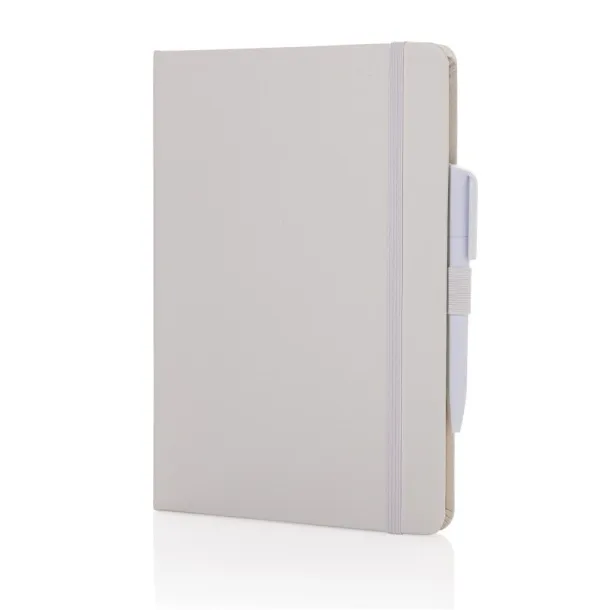  Sam A5 RCS certified bonded leather classic notebook - XD Collection White 