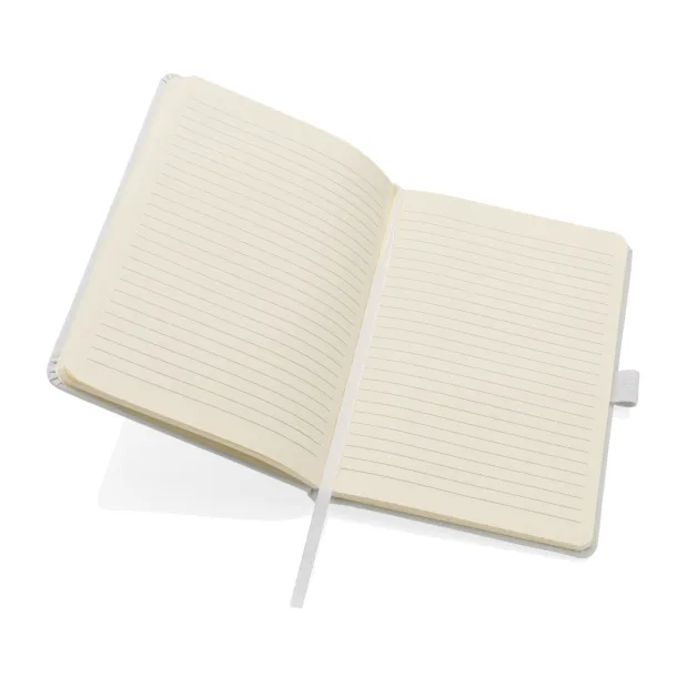  Sam A5 RCS certified bonded leather classic notebook - XD Collection White 