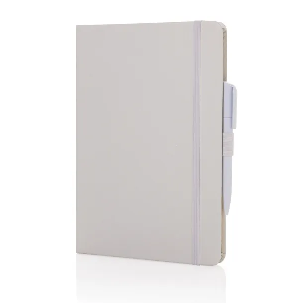  Sam A5 RCS certified bonded leather classic notebook - XD Collection White 