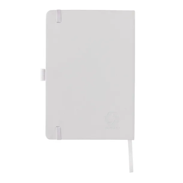  Sam A5 RCS certified bonded leather classic notebook - XD Collection White 