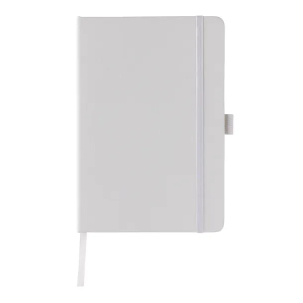  Sam A5 RCS certified bonded leather classic notebook - XD Collection White 