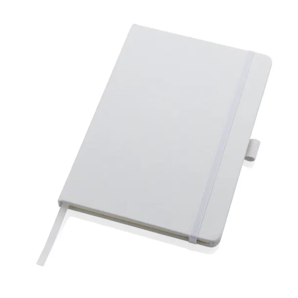  Sam A5 RCS certified bonded leather classic notebook - XD Collection White 