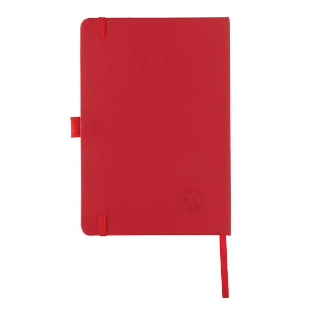  Sam A5 RCS certified bonded leather classic notebook - XD Collection Crvena 