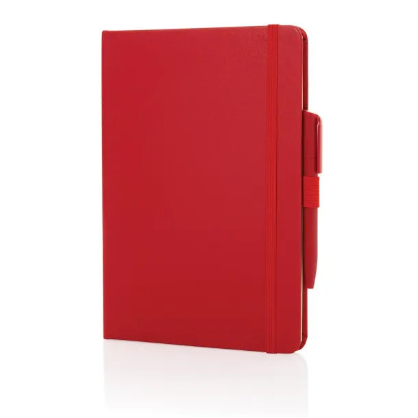  Sam A5 RCS certified bonded leather classic notebook - XD Collection Red 