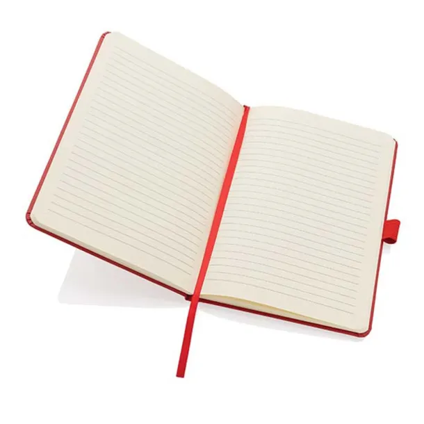  Sam A5 RCS certified bonded leather classic notebook - XD Collection Red 