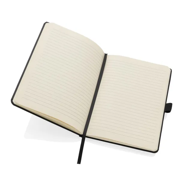  Sam A5 RCS certified bonded leather classic notebook - XD Collection Black 