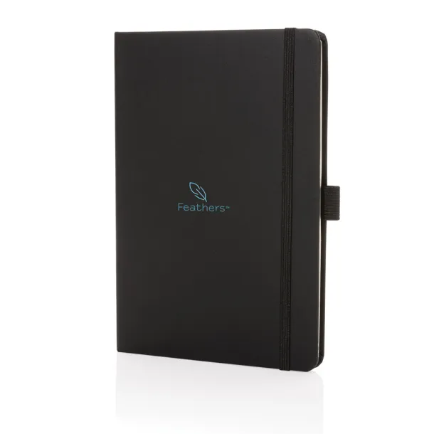  Sam A5 RCS certified bonded leather classic notebook - XD Collection Black 