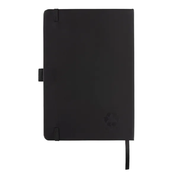  Sam A5 RCS certified bonded leather classic notebook - XD Collection Black 