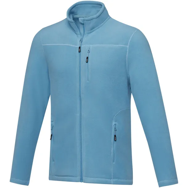 Amber men's GRS recycled full zip fleece jacket - Elevate NXT NXT blue