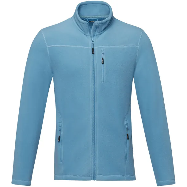 Amber men's GRS recycled full zip fleece jacket - Elevate NXT NXT blue