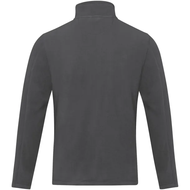 Amber men's GRS recycled full zip fleece jacket - Elevate NXT Storm grey