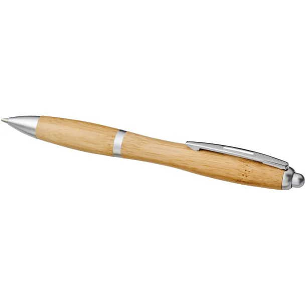 Nash bamboo ballpoint pen Natural Silver