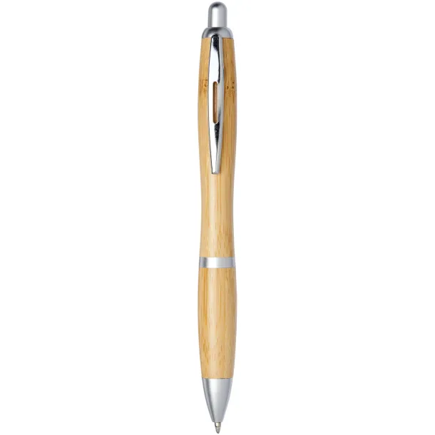 Nash bamboo ballpoint pen Natural Silver