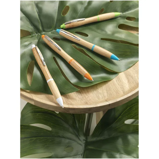 Nash bamboo ballpoint pen Natural Crna