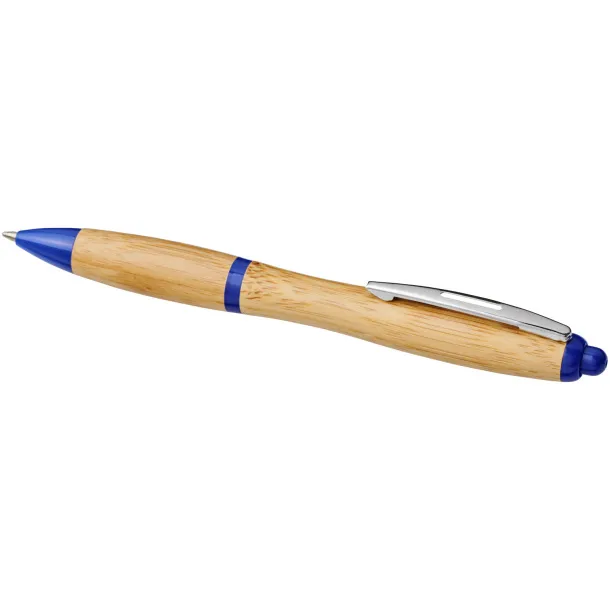 Nash bamboo ballpoint pen Natural Royal blue