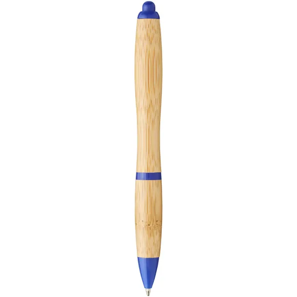 Nash bamboo ballpoint pen Natural Royal blue