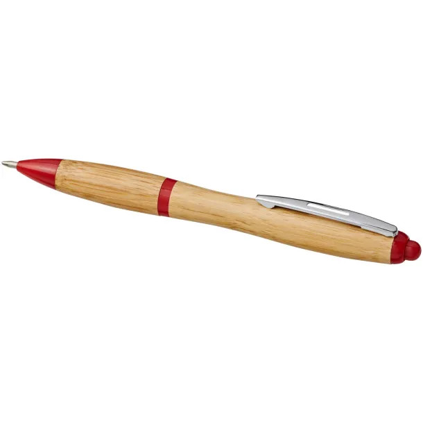 Nash bamboo ballpoint pen Natural Red