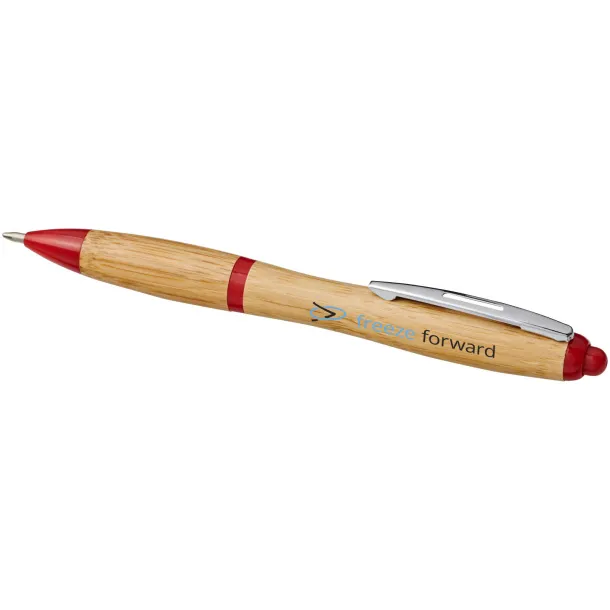 Nash bamboo ballpoint pen Natural Red