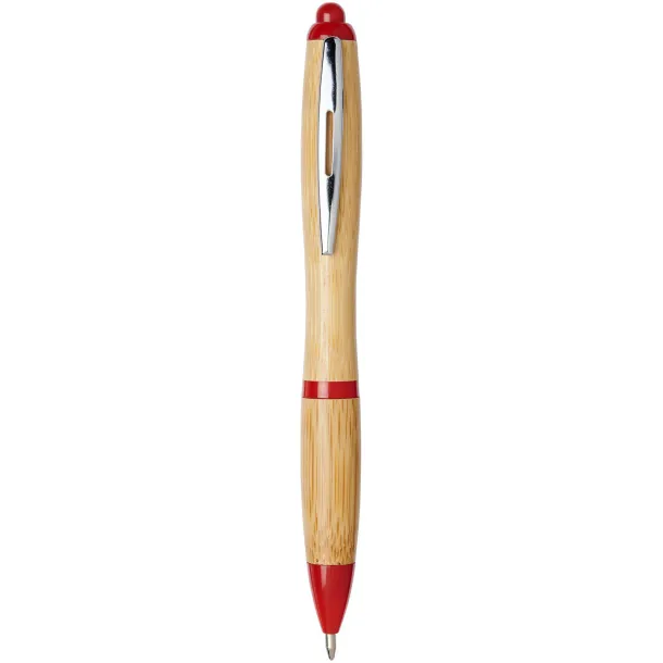 Nash bamboo ballpoint pen Natural Red