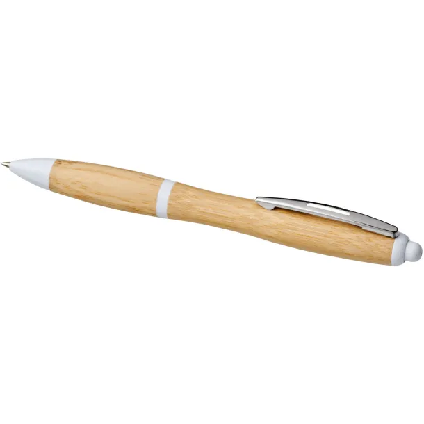 Nash bamboo ballpoint pen - Unbranded Natural White