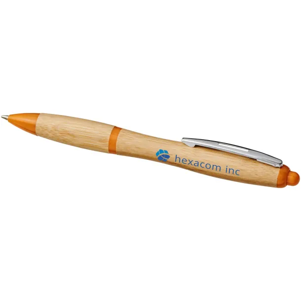 Nash bamboo ballpoint pen Natural Orange