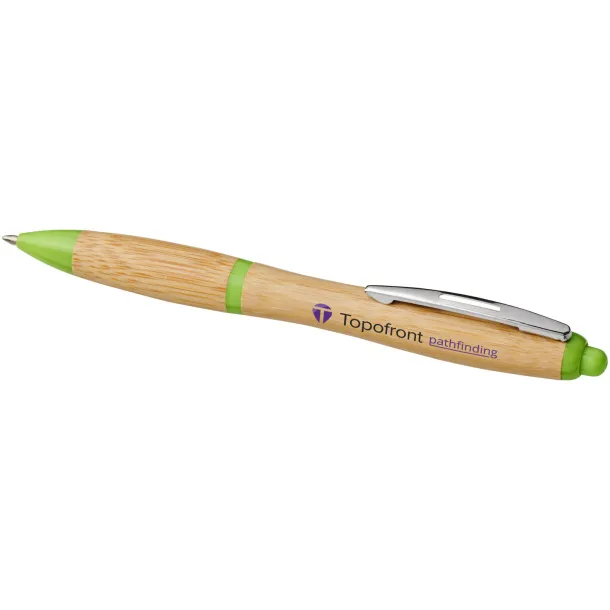 Nash bamboo ballpoint pen Natural Green