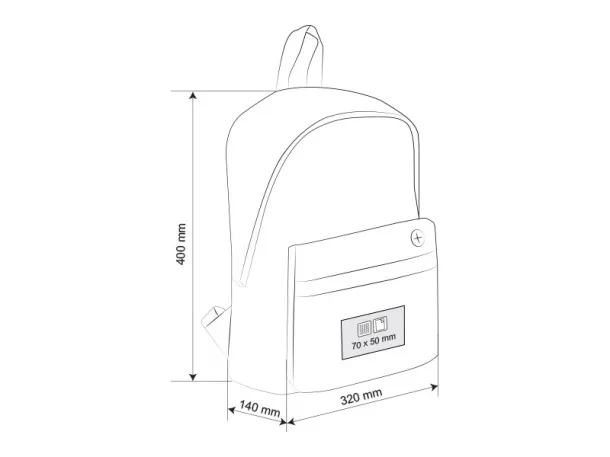 NED backpack - BRUNO Black