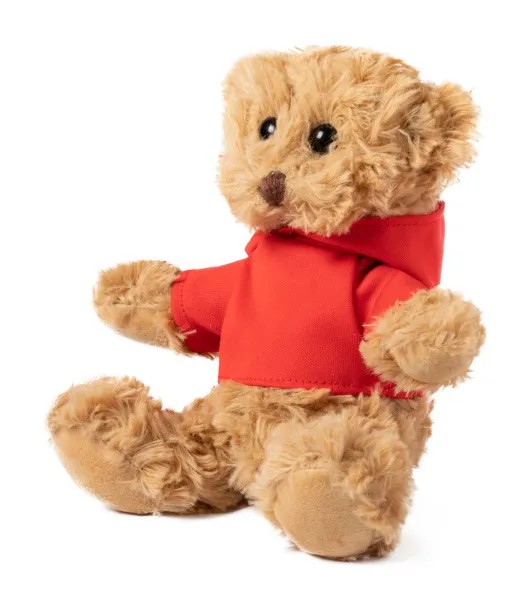 Loony teddy bear Red Brown