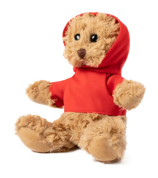 Loony teddy bear Red Brown