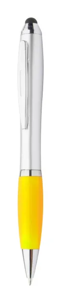 Tumpy touch ballpoint pen Yellow Silver