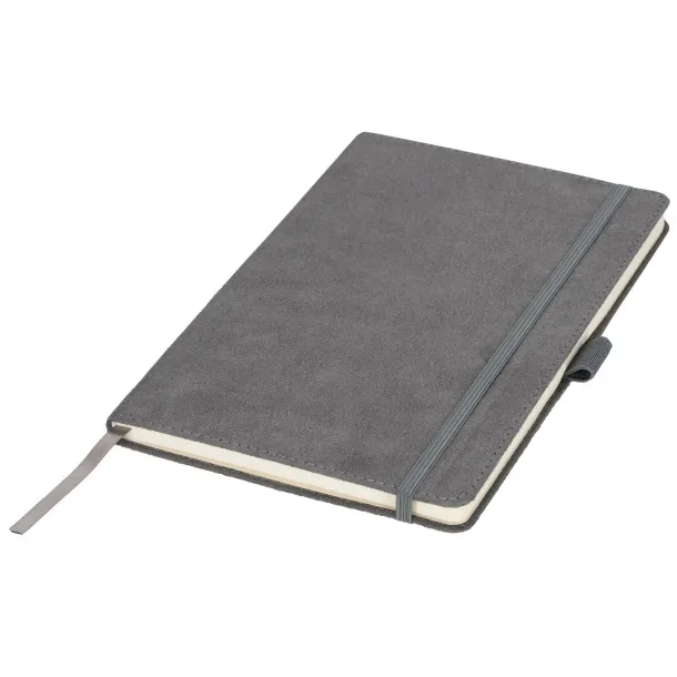 Carbony A5 suede notebook - JournalBooks Grey