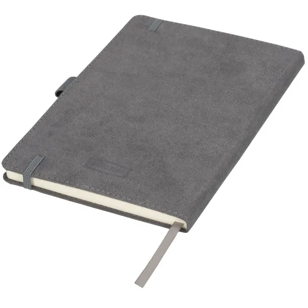 Carbony A5 suede notebook - JournalBooks Grey