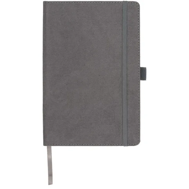 Carbony A5 suede notebook - JournalBooks Grey