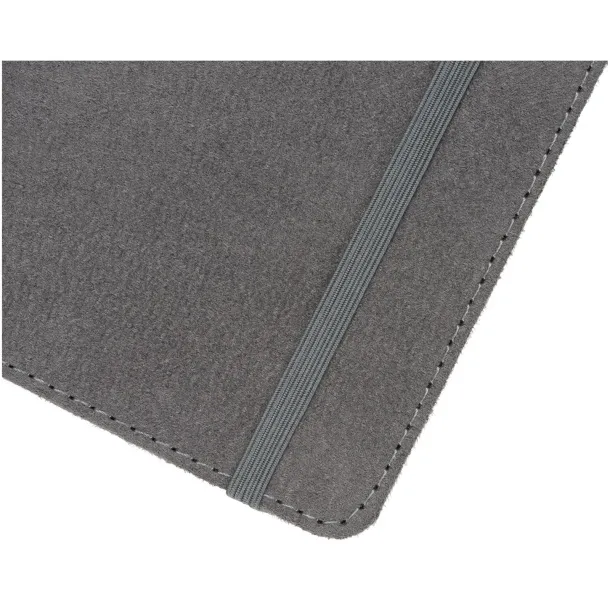Carbony A5 suede notebook - JournalBooks Grey