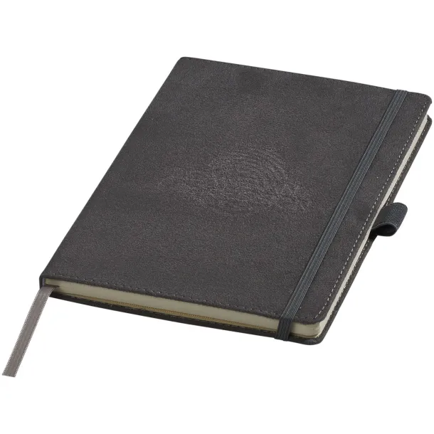 Carbony A5 suede notebook - JournalBooks Grey
